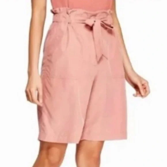 3X George 100% Cotton Paperbag Shorts - Picture 2 of 16